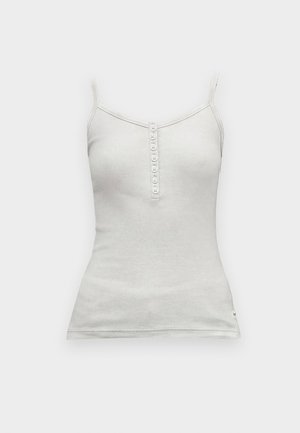 Hollister Co., BARE HENLEY - Μπλούζα - grey