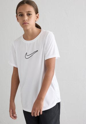 Nike Performance UNISEX - Sportiniai marškinėliai trumpomis rankovėmis - white/black