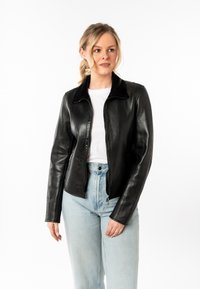 Giacca di pelle - black