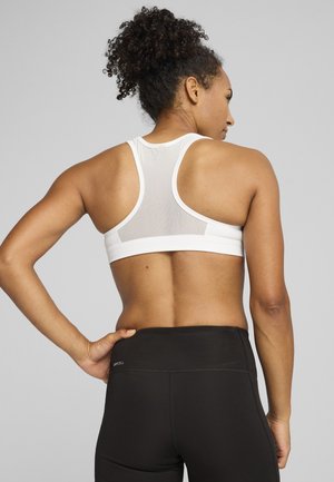 KEEPS - Medium support sports bra - white big black cat