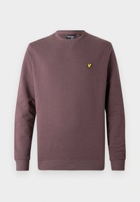 CREW NECK  - Bluză de molton - espresso