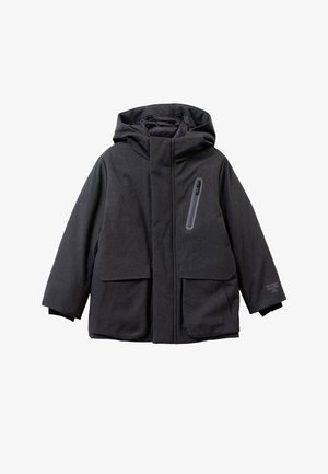 WITH QUILTED INTERIOR - Abrigo de invierno - mélange grey