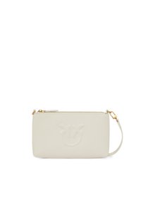 Schoudertas - white white antique gold