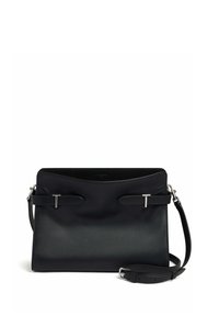 MAIN GRAND MODÈLE EMIE EN LISSE ET  - Sac à main - black