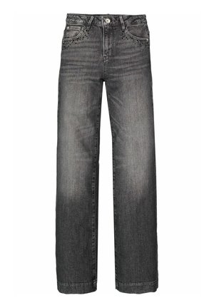 Garcia CELIA 249 WIDE - Straight leg jeans - dark used