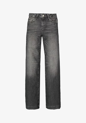 Garcia CELIA 249 WIDE - Straight leg jeans - dark used