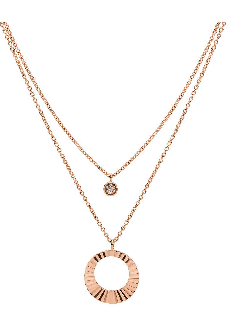 Fossil Ketting - rose gold-coloured