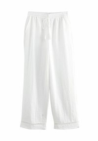 Next TALL - WIDE - Tygbyxor - white