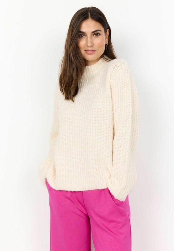 SC-GUNNA 9 - Strickpullover - cream melange