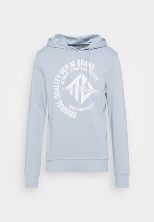 HOODY WITH PRINT - Mikina - foggy blue