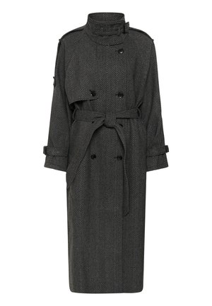 Gestuz, AVIC LONG - Klasický kabát - black/grey