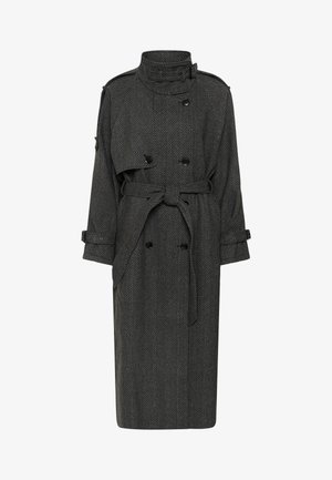 Gestuz, AVIC LONG - Cappotto classico - black/grey