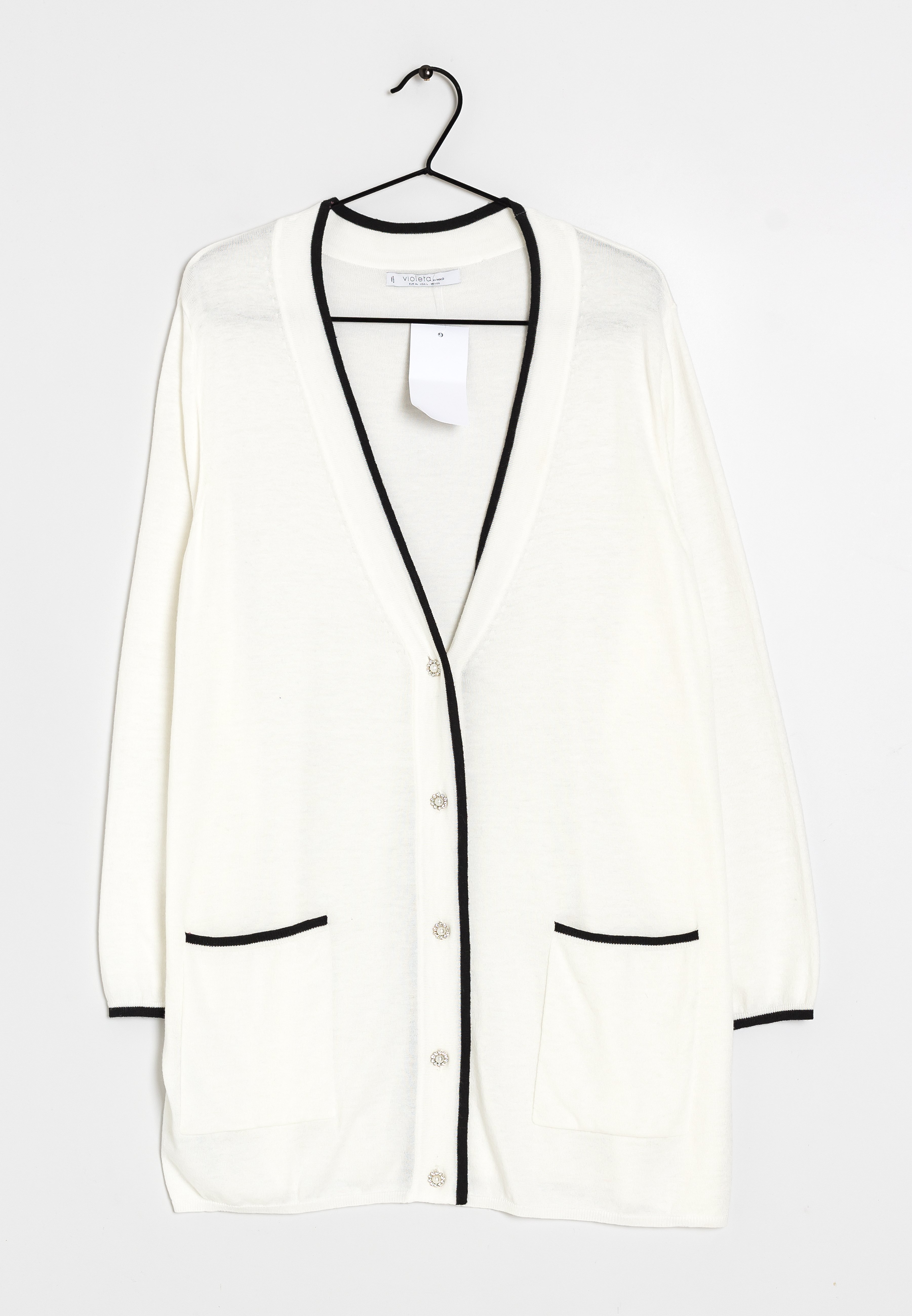 Violeta by Mango Vest - white/wit - (Pre-owned) - Zalando.nl