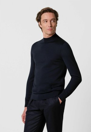 PROFUOMO, PROFUOMO PULLOVER MOCK-ROLL - Jersey de punto - navy