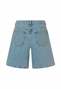 mbyM SANIRA-M - Džinsiniai šortai - vintage light blue