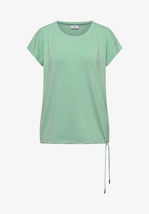 Cecil, DROPPED SHOULDER SHIRT MIT CUT-OUT-DETAIL - T-shirt imprimé - juicy lime