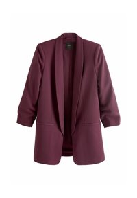 RUCHED SLEEVE - Rövid kabát - burgundy
