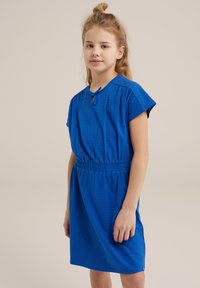 WE Fashion Jerseyklänning - blau