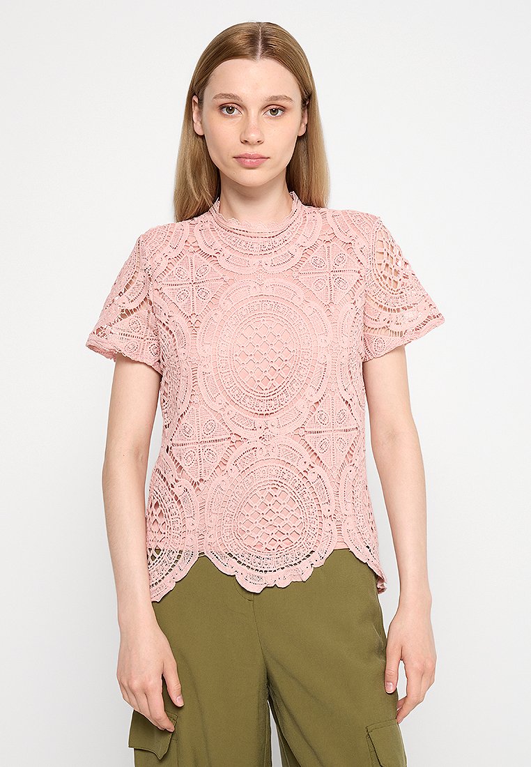 Apricot Blouse donkerroze