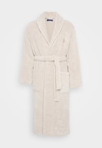 SHAWL LOUNGE ROBE - Ρόμπα - khaki stone