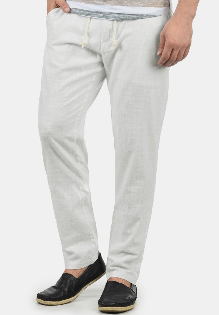 Blend BHBONAVO REGULARFIT - Trousers - white