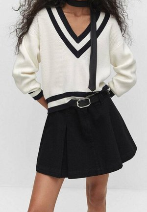A-lijn rok - black denim