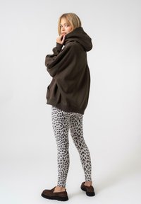 OH APRIL Mikina s kapucňou - deep brown