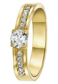 Lucardi AANZOEKS FLORENCE MET ZIRKONIA - Bague - goudkleurig