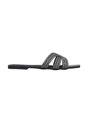 CON BRILLANTES - Ciabattine - black