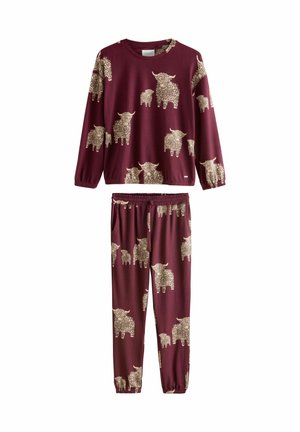 COSY LONG SLEEVE - REGULAR FIT SET - Pyjamas - berry hamish