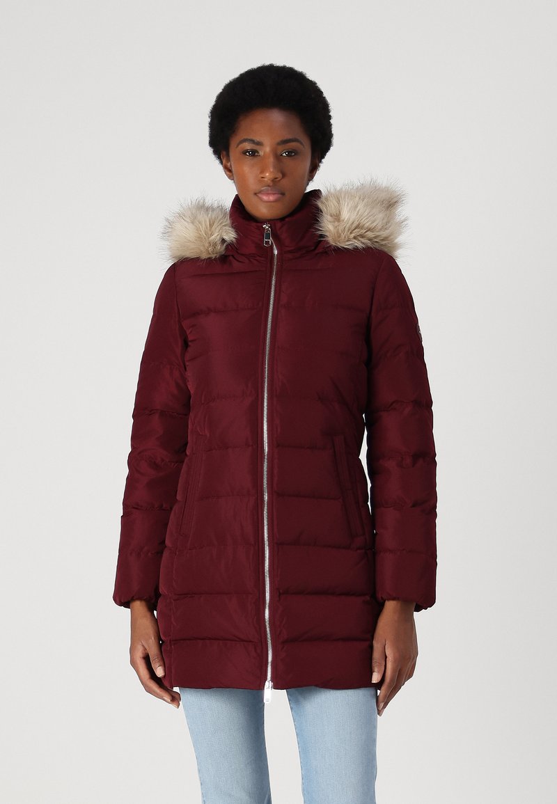 Tommy Hilfiger HERITAGE TYRA COAT  - Kaput ispunjen paperjem - deep rouge