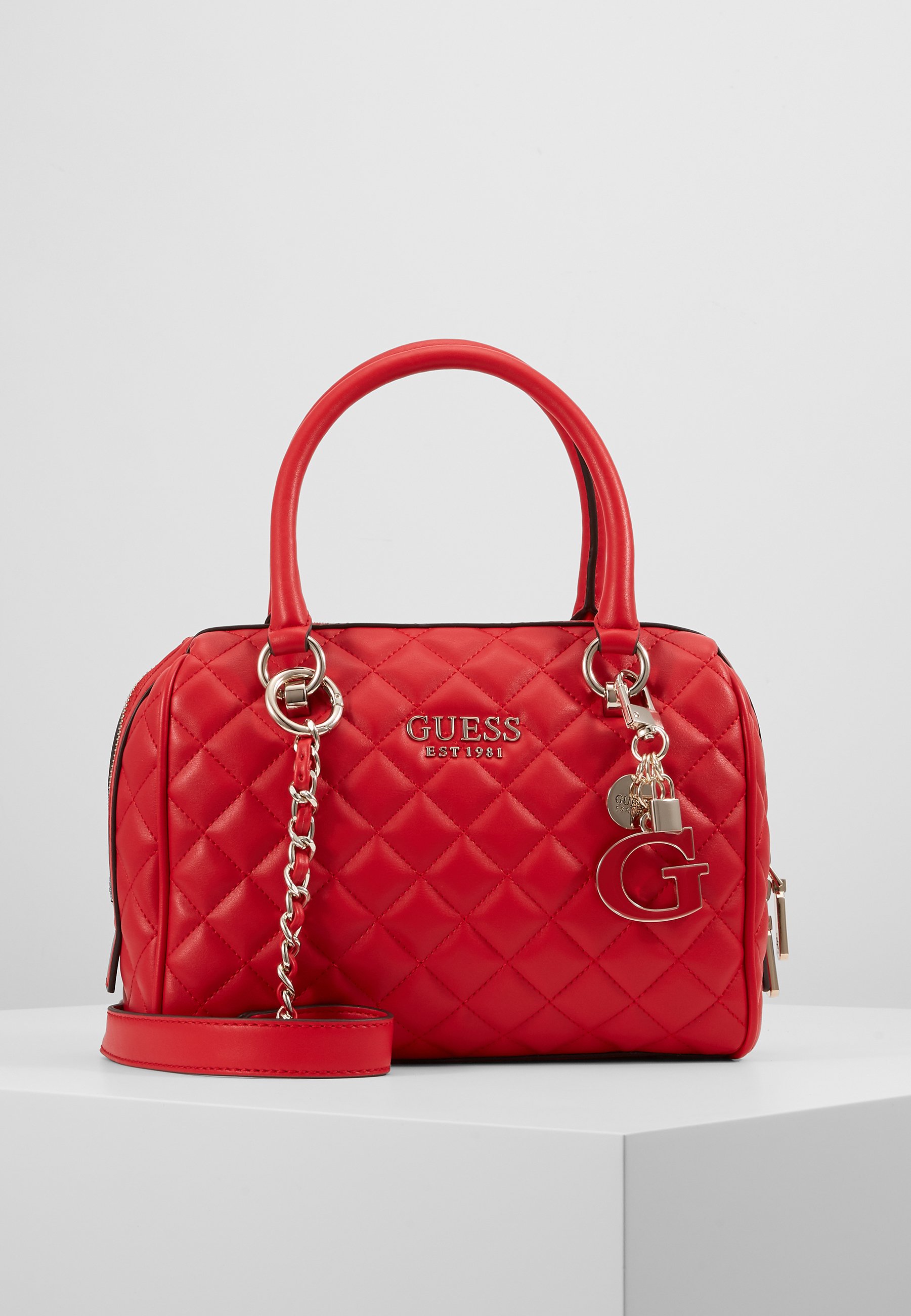 Guess MELISE BOX SATCHEL Håndveske red Zalando.no Guess MELISE BOX SATCHEL Håndveske red Zalando.no