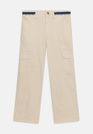 Relaxed fit jeans - ecru