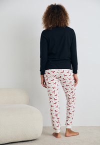 LASCANA XMAS  - Pizsama szett - black/white