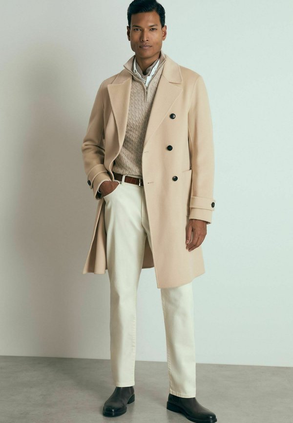 GENOA ATELIER DOUBLE-BREASTED - Trenchcoat - camel