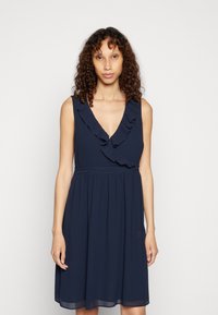 NAF NAF LOTUSSA - Vestido de cocktail / Vestido de festa - bleu marine