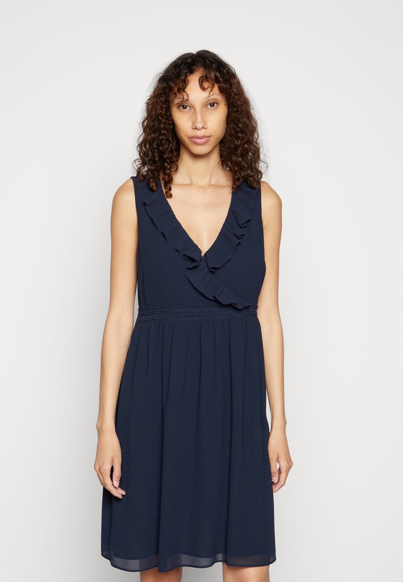 NAF NAF LOTUSSA - Vestido de cocktail / Vestido de festa - bleu marine