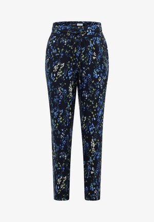 Cecil, MID-WAIST SLIM-LEG PANTS IN A LOOSE FIT - Pantalon classique - urban dark blue