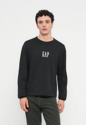 CORP LOGO TEE - Majica z dolgimi rokavi - moonless night