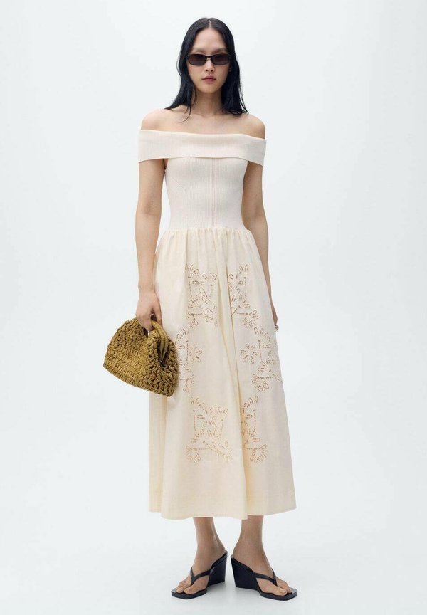 TANO - Day dress - open beige