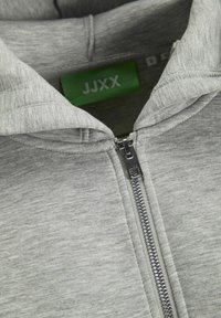 JJXX KAPUZEN JXEMMA  - Jaka ar rāvējslēdzēju - light grey melange
