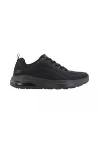 Sneaker atletico nero con tomaia in sintetico liscio, design con lacci, colletto imbottito e ammortizzazione nelle suole per un comfort ottimale.