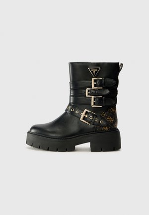 SALVO - Lage laarzen - black brown
