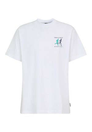 Iriedaily, IRIEDAILY T-SHIRT HIDE N SEEK - T-Shirt print - white