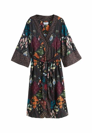 REGULAR FIT - LONG LINE - Bademantel - night garden