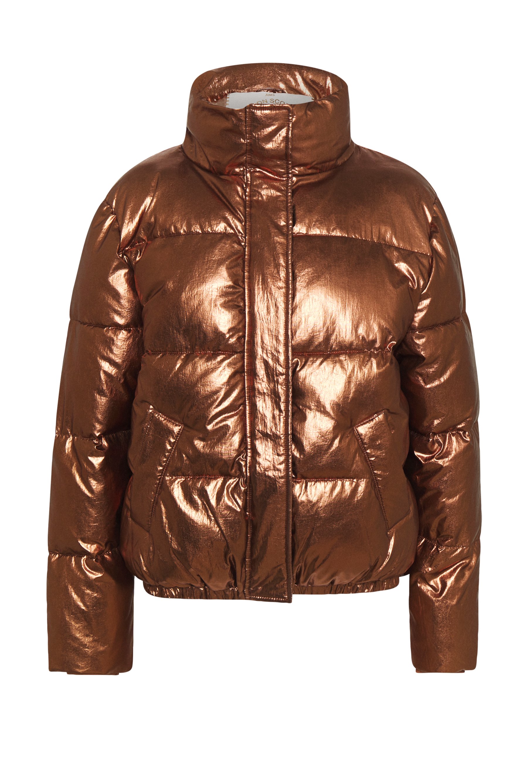 PADDED METALLIC JACKET Winterjas bronze PADDED METALLIC JACKET Winterjas bronze