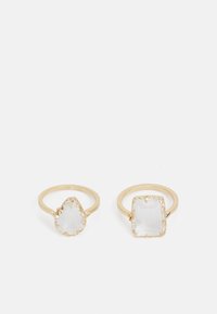 CARESSIA 2 PACK - Ring - gold-coloured/clear