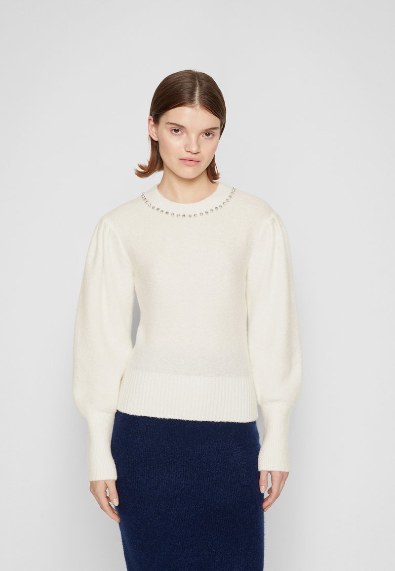 Damen Kleider | Cinq à Sept DARA SWEATER Strickpullover ivory/offwhite - GU09649 Damen Kleider | Cinq à Sept DARA SWEATER Strickpullover ivory/offwhite - GU09649