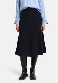 GANT SKIRT - sukňa v tvare A - evening blue