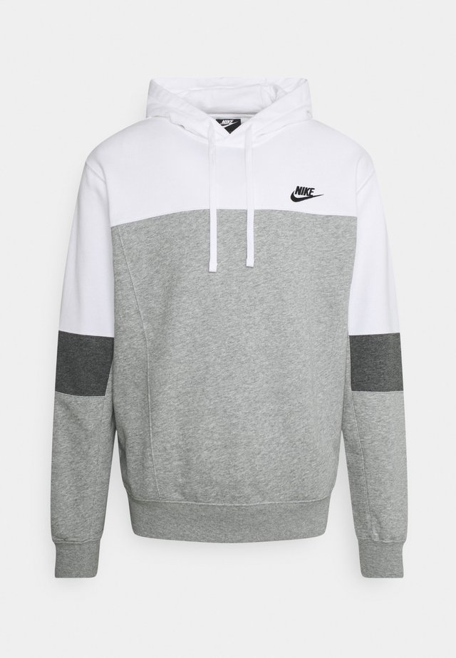 HOODIE  - Sweatshirt - white/grey heather/charcoal heather